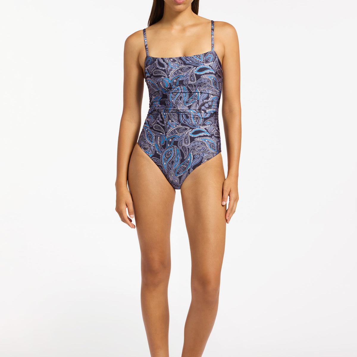 Oasis Paisley Plunge One Piece