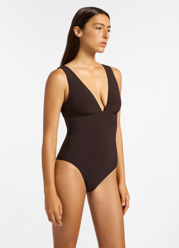 Jetset Plunge One Piece - Chocolate