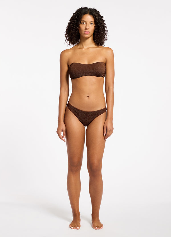 Tirari Nights Hipster Bikini Bottom - Chocolate
