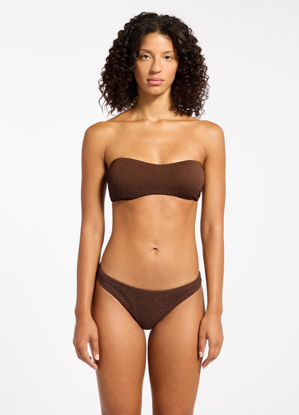 Tirari Nights Hipster Bikini Bottom - Chocolate