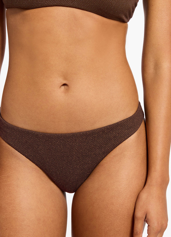 Tirari Nights Hipster Bikini Bottom - Chocolate