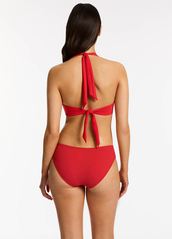 Jetset U Trim Mid Pant - Rosso
