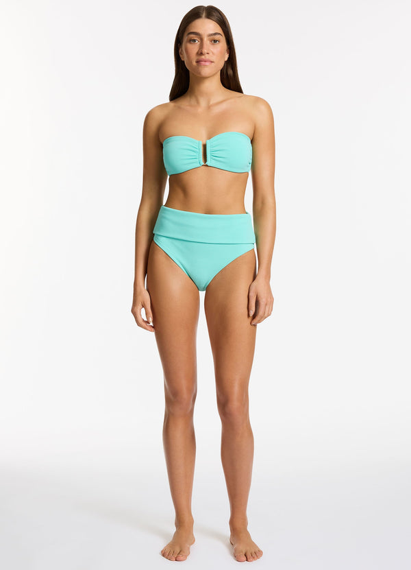 Isla Rib U Trim Bandeau Bikini Top - Dolce