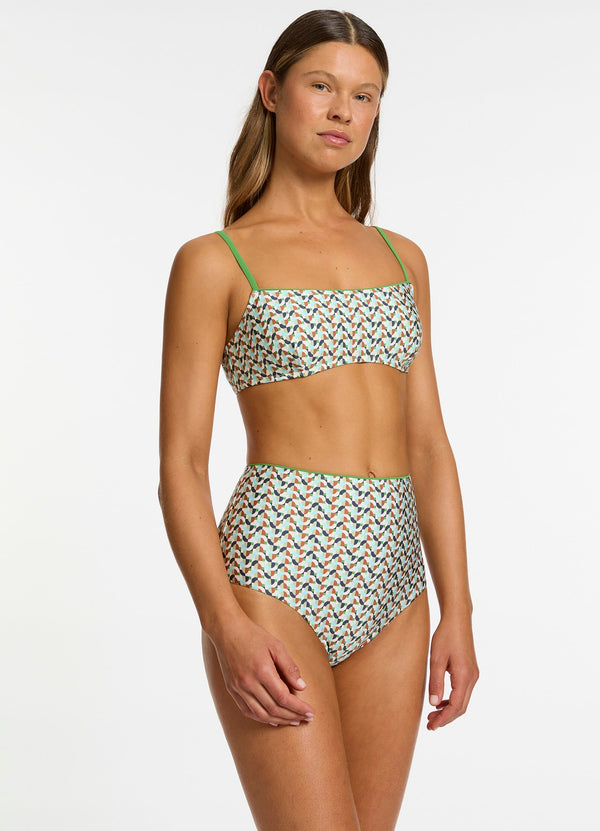 Acacia Tank Bikini Top - Multi