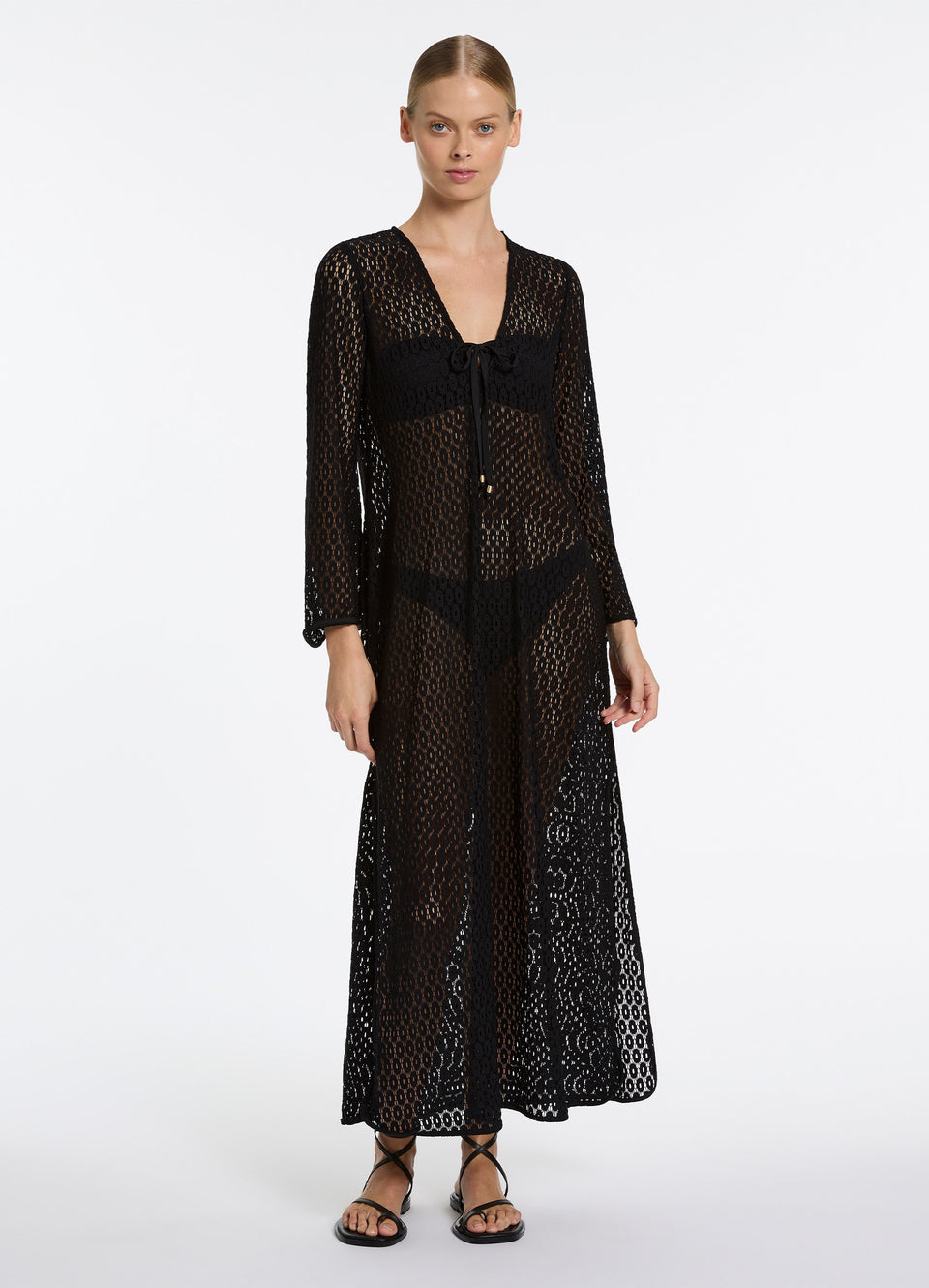 chinese dress ladies Stretch Lace Maxi Kaftan