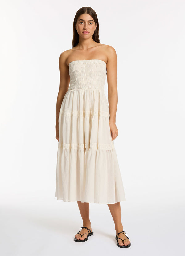 Jetset Convertible Maxi Dress - Cream