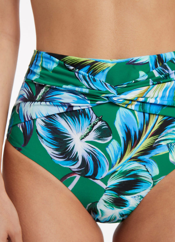 Viva Twist Front Bikini Bottom - Emerald – JETS Australia