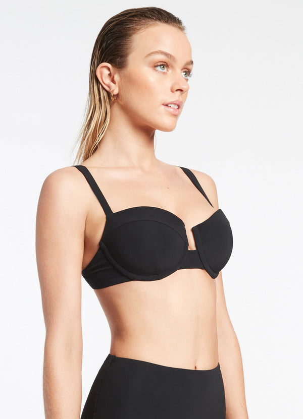 Jetset C-D Underwire Top - Black