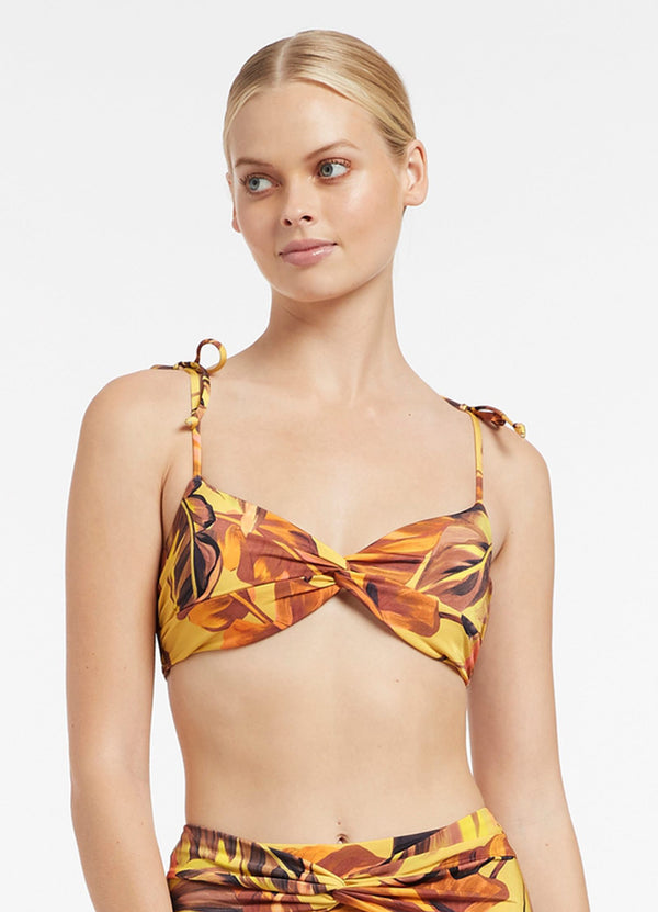 Palmas Twist Front Top - Citrus