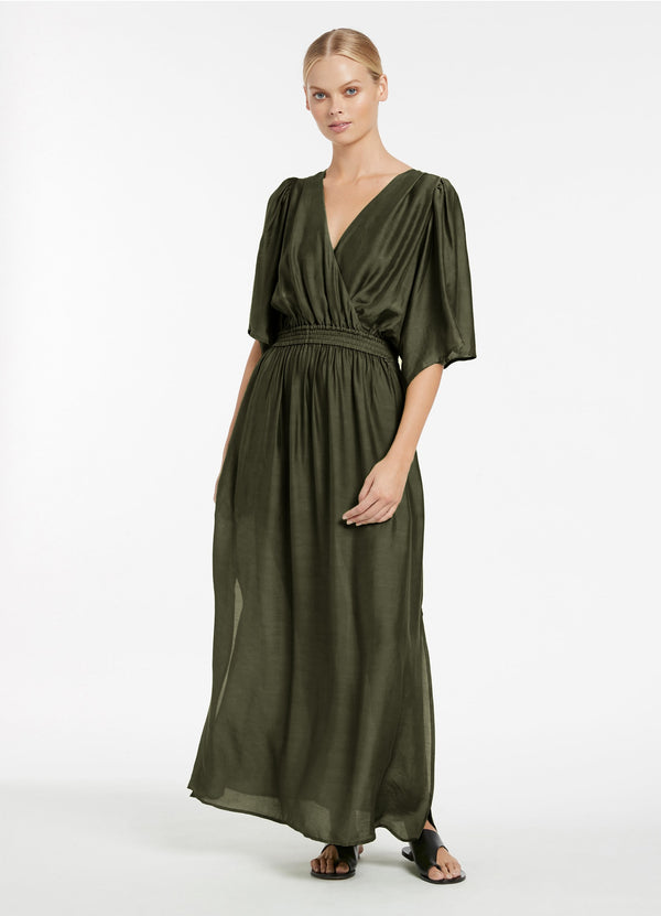 Jetset Full Sleeve Dress - Olive