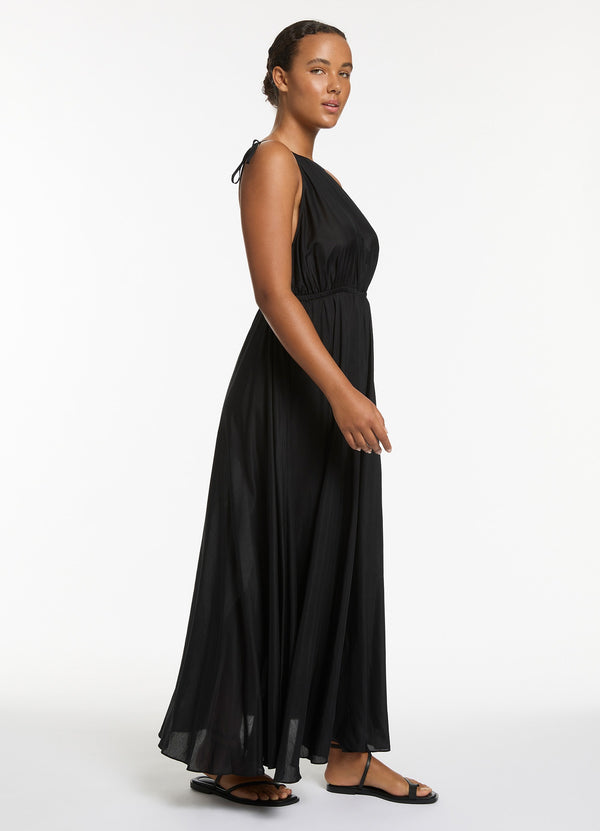 Jetset Backless Maxi Dress - Black