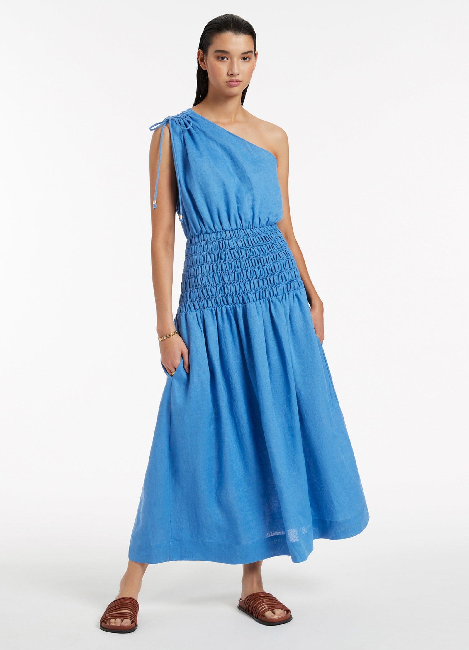 Shirred deals dress australia