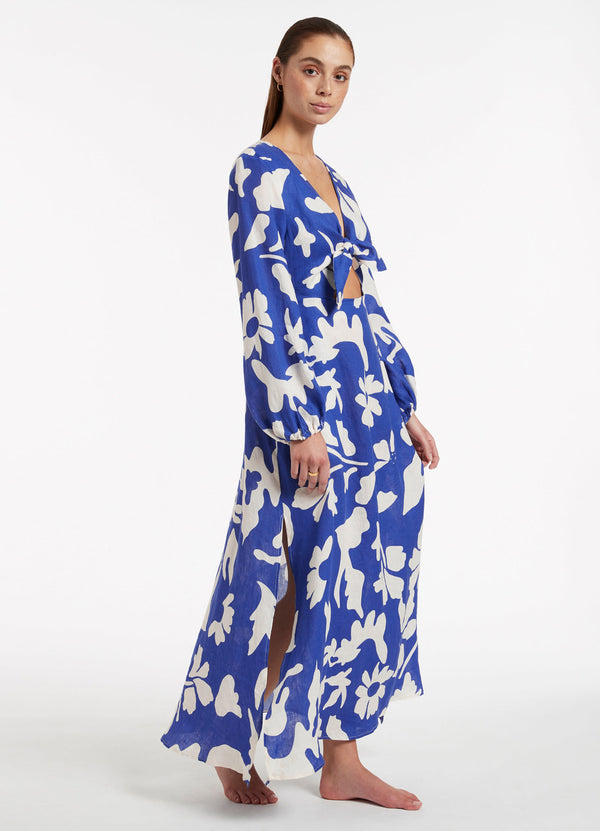 Emporio Tie Maxi Kaftan - Sapphire